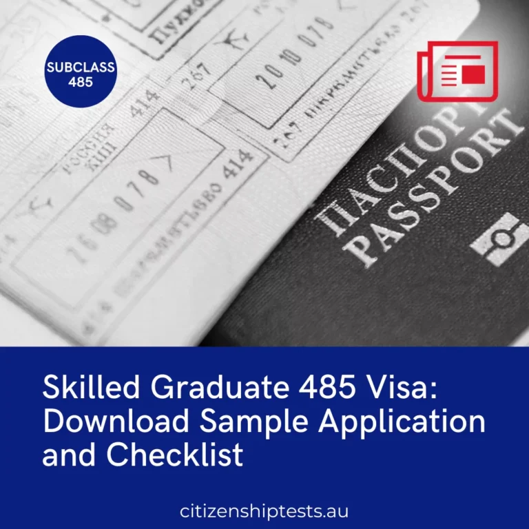 485 Visa- Skilled Graduate Work