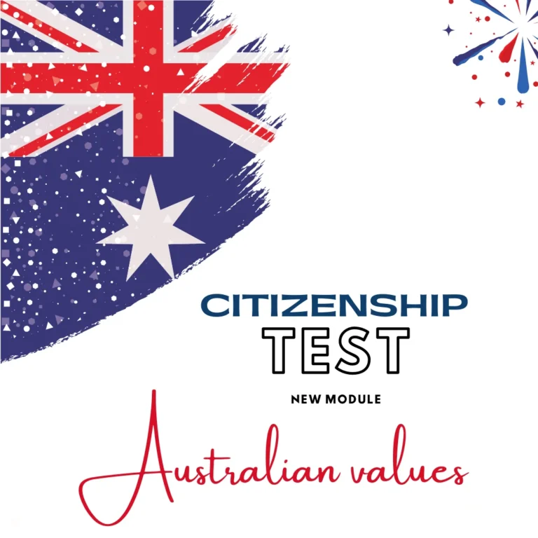 CitizenshipTest- focusing on Australian values