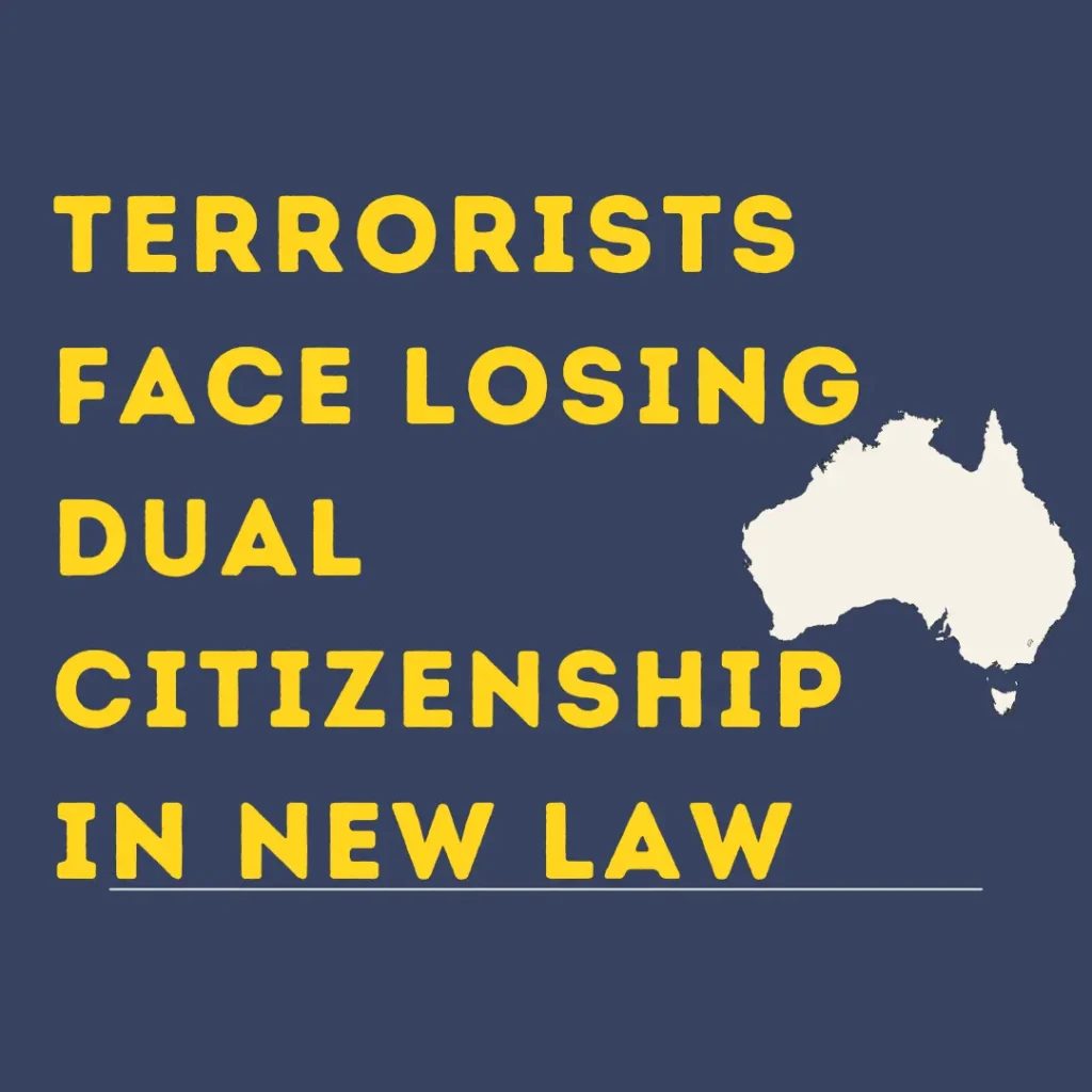 New law threatens dual citizenship for terrorists

